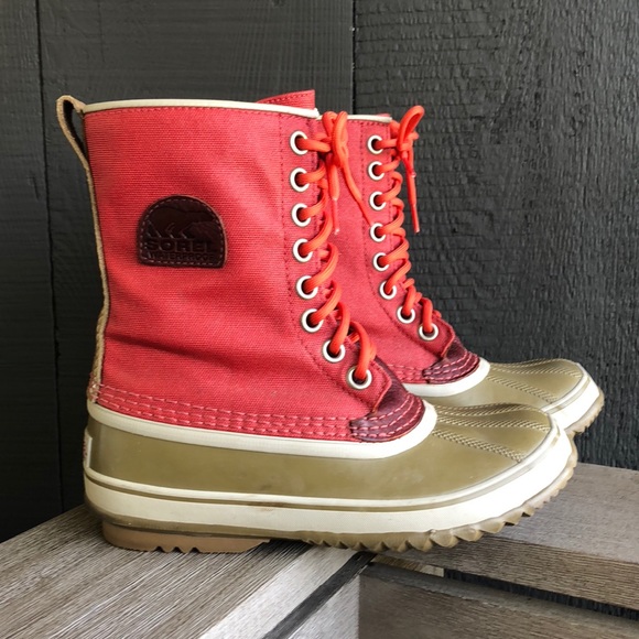 Sorel Shoes - Sorel 1964 Premium Boots Red/Tan Size 7